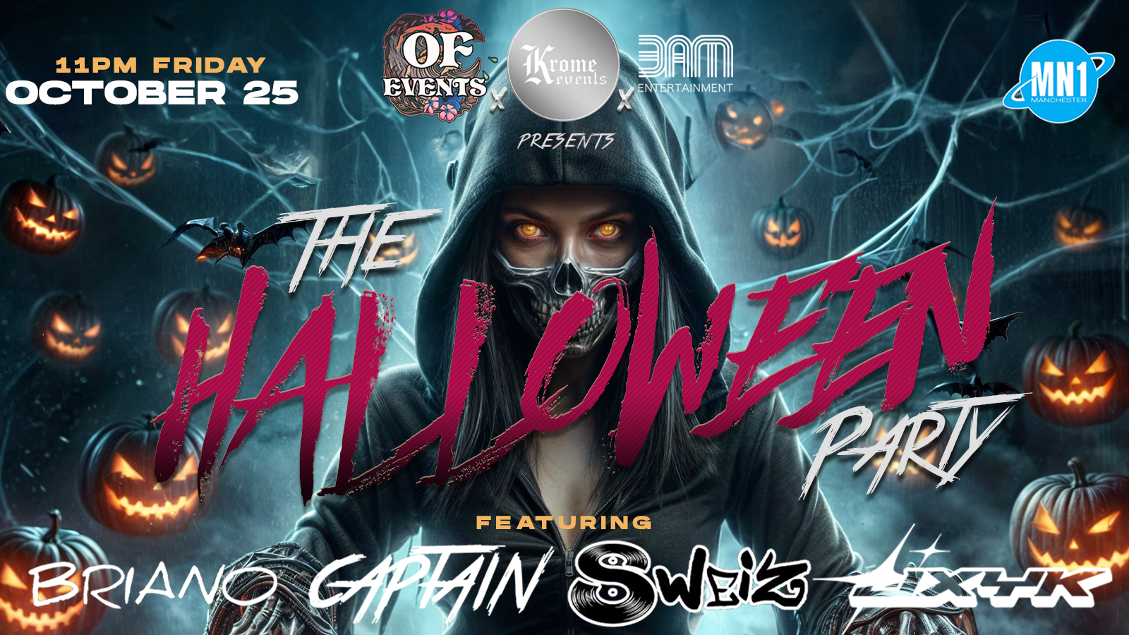 Krome Events x OF Events x 3AM Presents: The Halloween Party