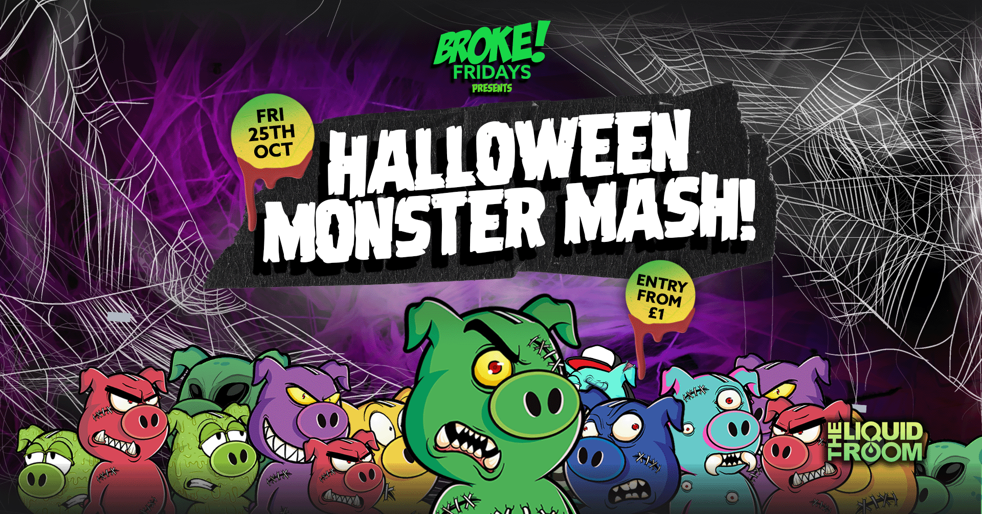 BROKE! FRIDAYS | MONSTER MASH | FRIDAY HALLOWEEKEND LAUNCH🎃