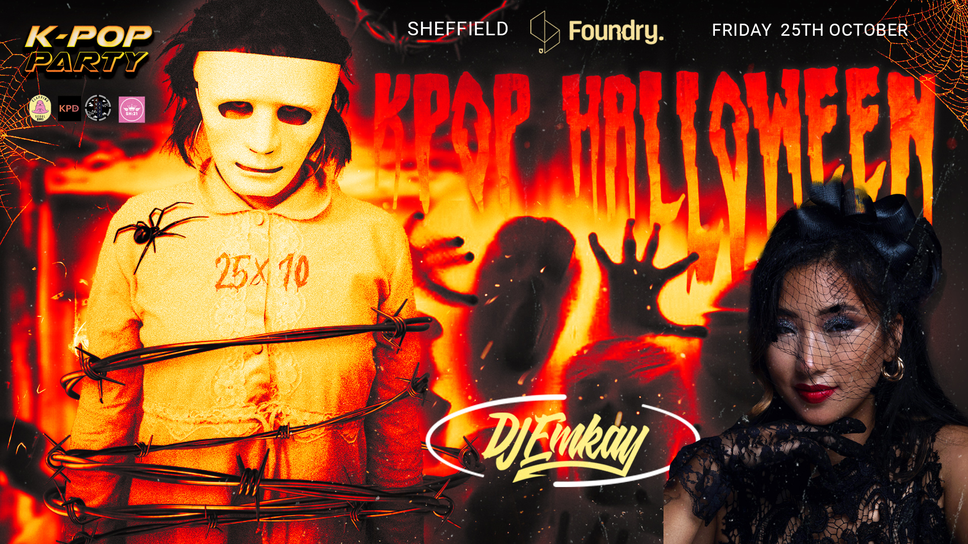 Sheffield K-Pop HALLOWEEN with DJ EMKAY |  Friday 25th October