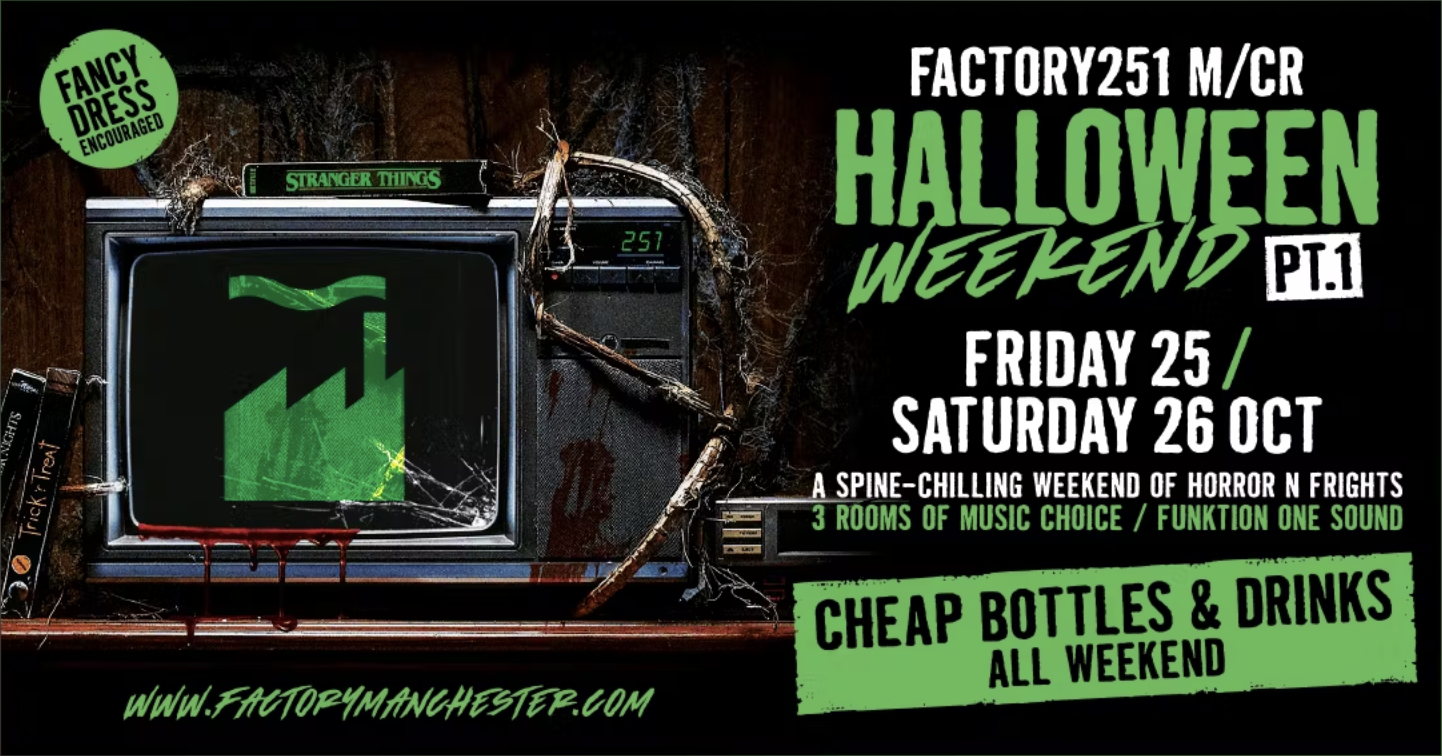 Rumour Fridays Halloween Special at Factory 👻👹