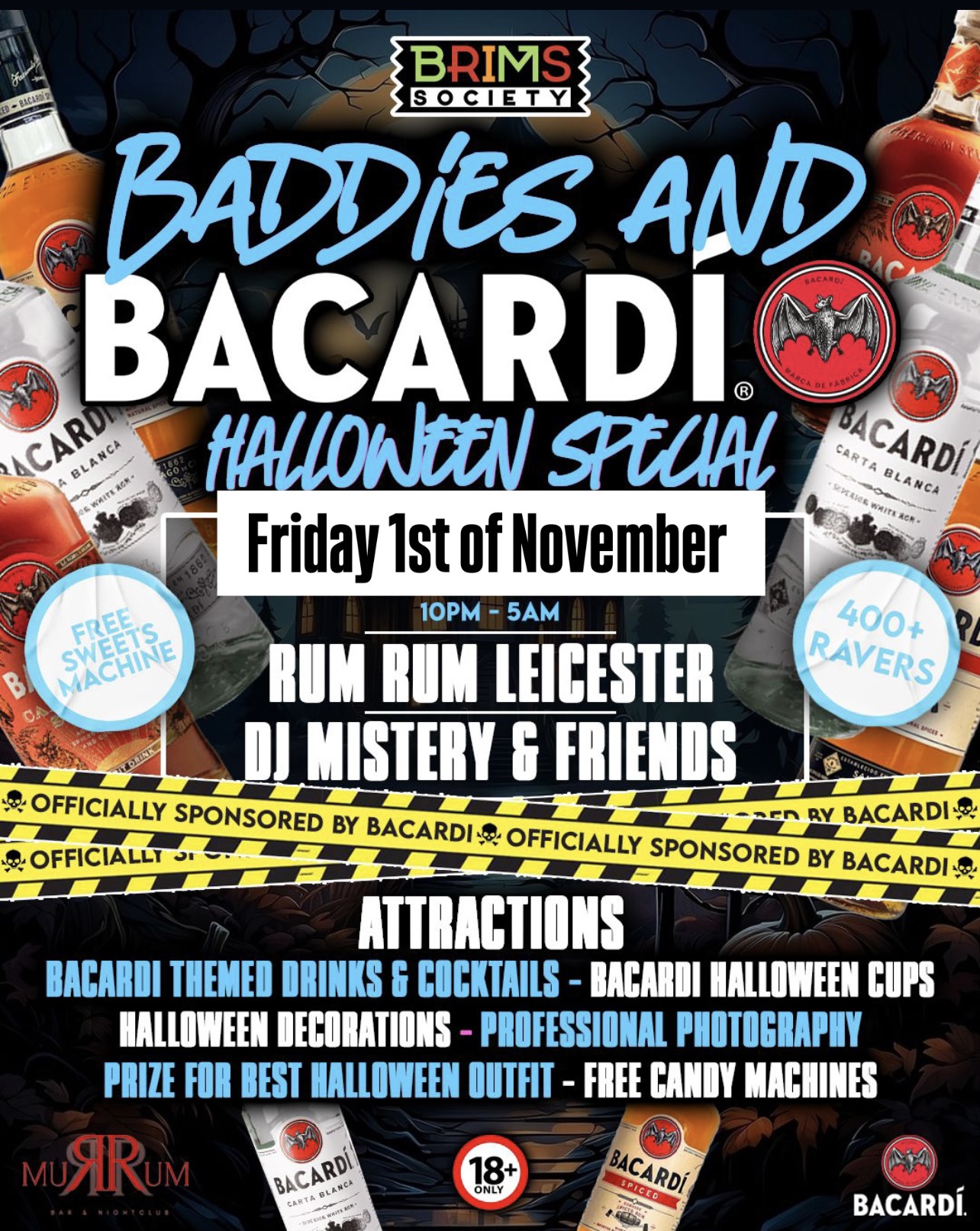 BADDIES & BACARDI | HALLOWEEN SPECIAL | MUSIC BY DJ Mystery 😱🔥