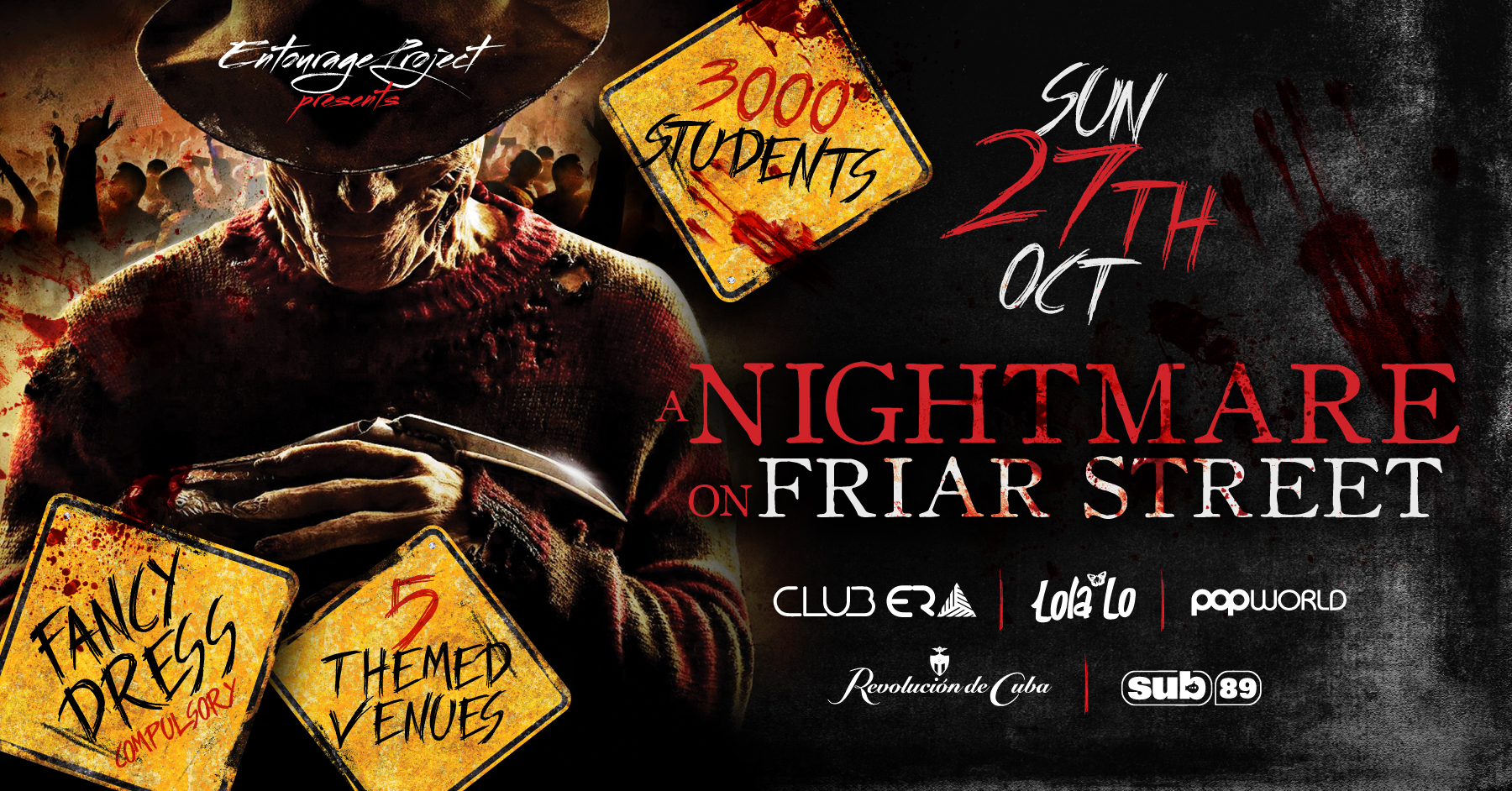 Nightmare On Friar Street – Sunday 27th October 🎃 (SOLD OUT)