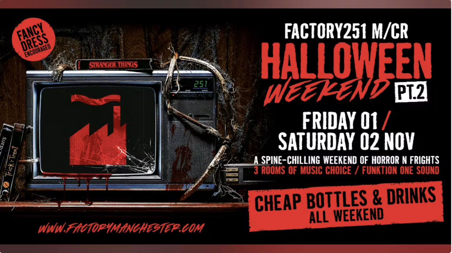 Rumour Fridays Halloween Part 2 Special at Factory 👻👹