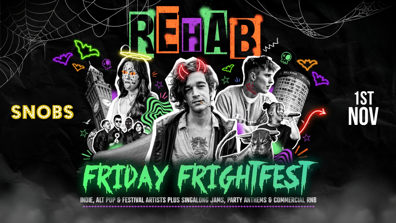 Rehab Friday FrightFest! [PART 2] TONIGHT – 1st Nov