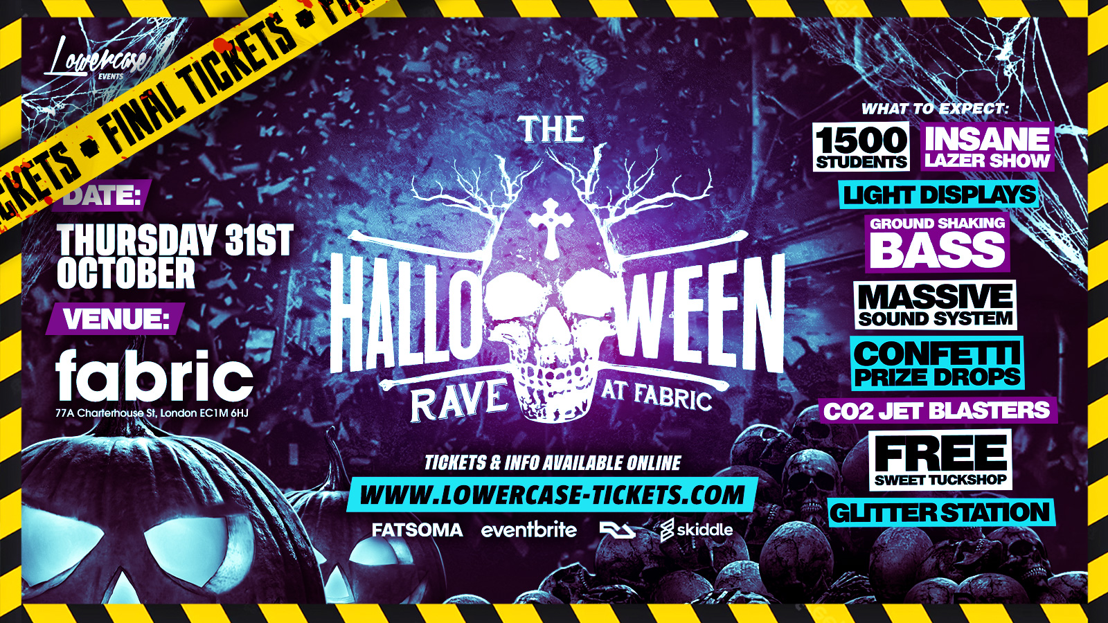 The Halloween Rave at Fabric! Halloween 2024 🏆