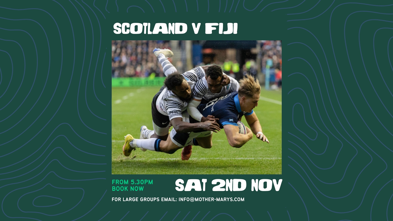 SCOTLAND V FIJI (Int. Rugby)