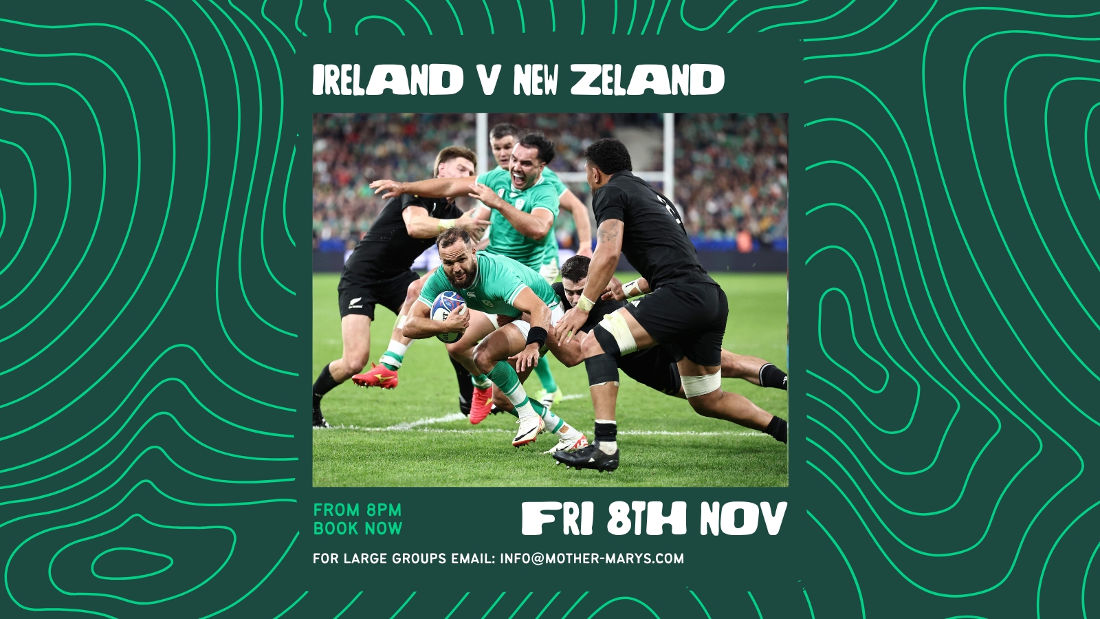 IRELAND V NEW ZEALAND (Int. Rugby)