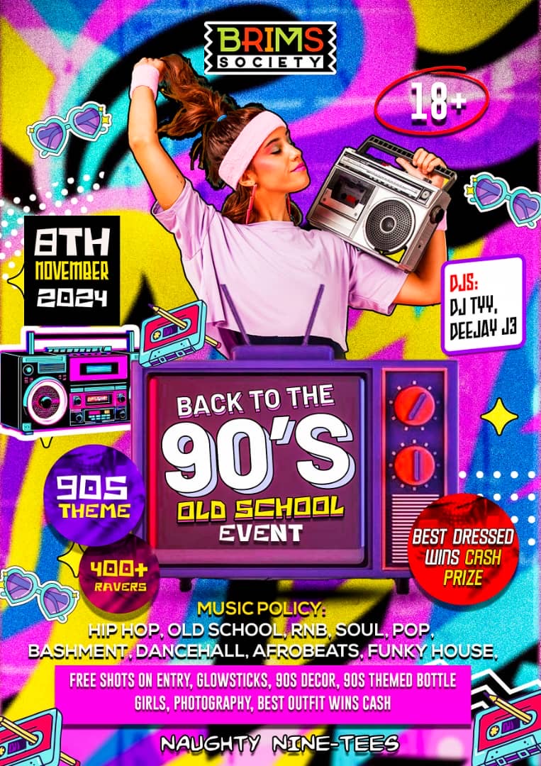 BACK 2 THE 90s | OLD SCHOOL DRESS UP PARTY😱🔥 | 100 FREE TICKETS | £100 For BEST outfit😱