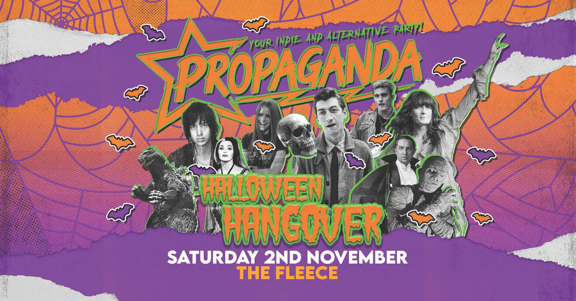 TONIGHT! Propaganda Bristol – Halloween Hangover Indie & Alternative Party!