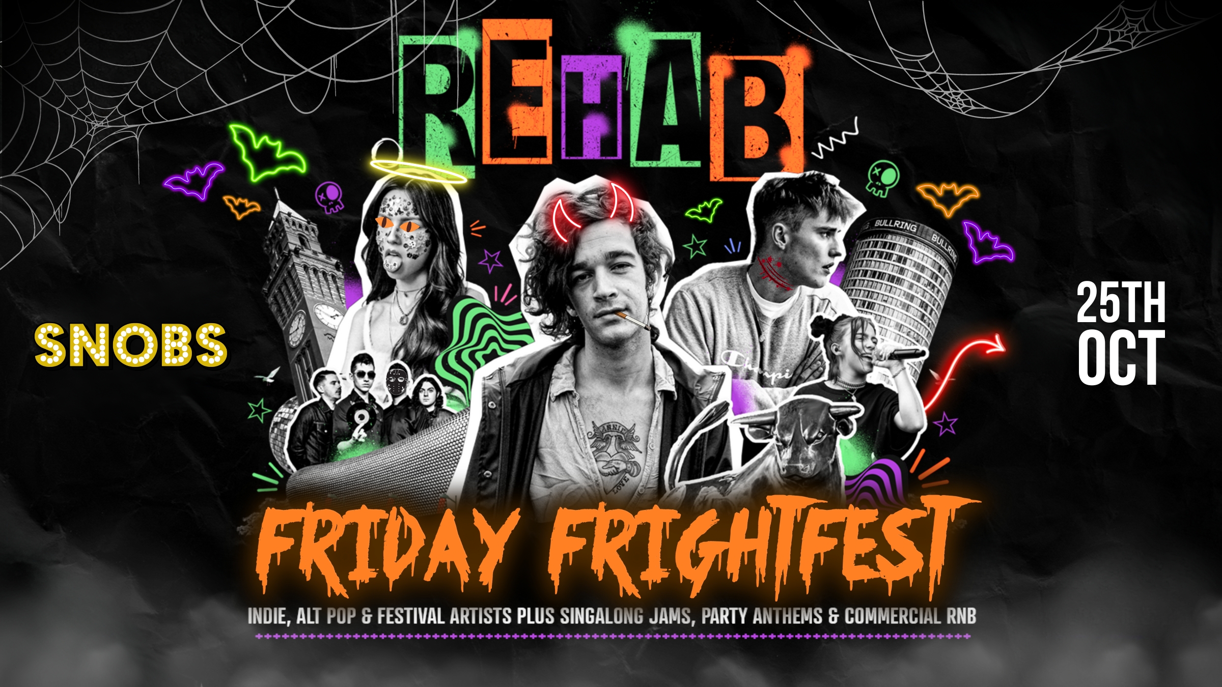 Rehab Friday 🧟HALLOWEEN FRIGHTFEST!🤟[TONIGHT] 25/10