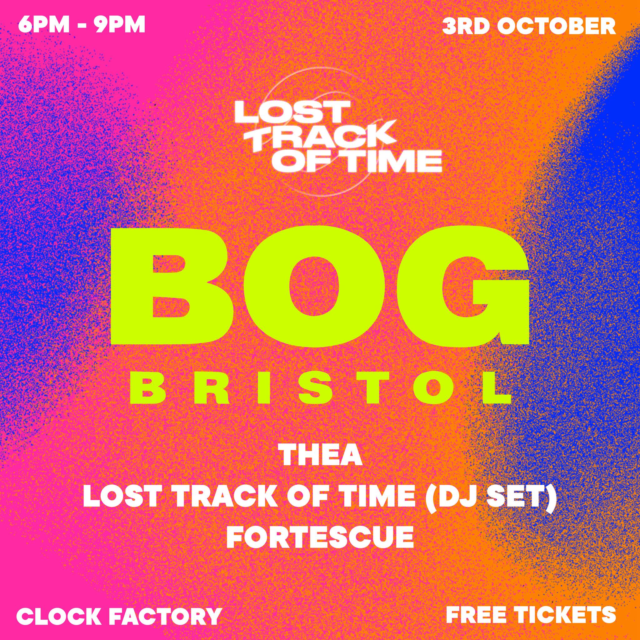BOG x Lost Track of Time