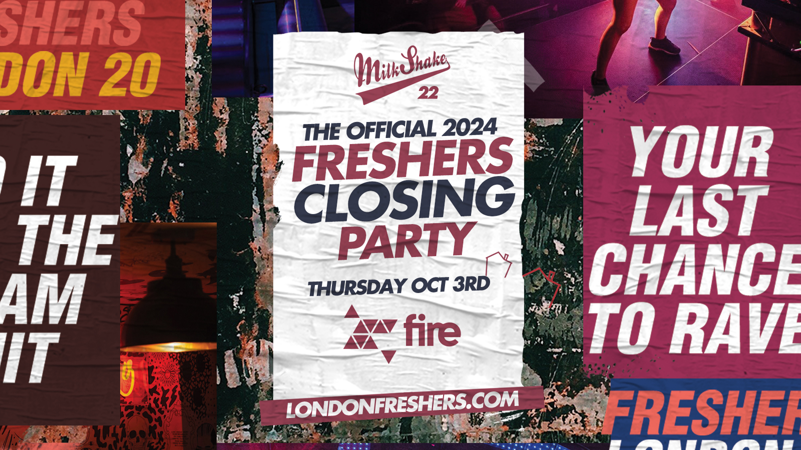 TONIGHT 11PM | THE OFFICIAL FRESHERS 2024 CLOSING PARTY 💊 Fire Club London 😲