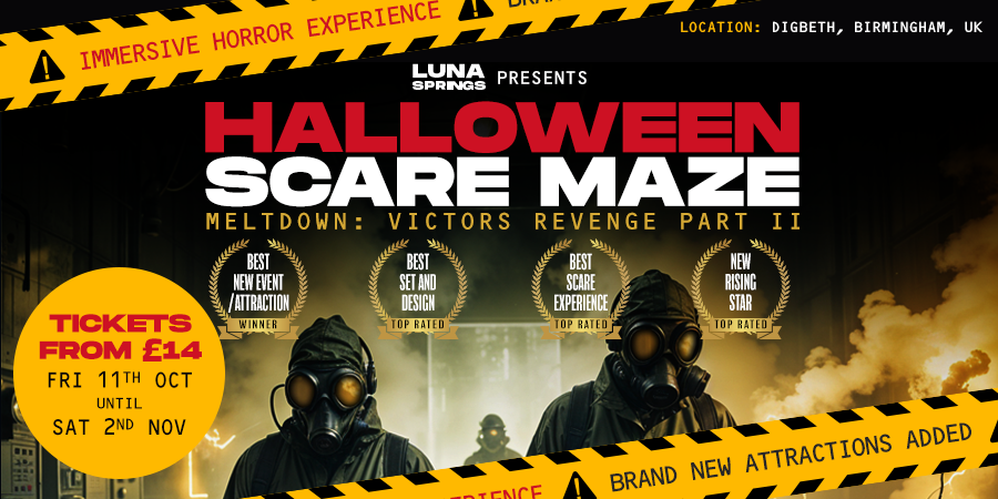 Halloween Scaremaze x Student Takeover – Saturday 26th October [DISCOUNTED STUDENT TICKETS ON SALE NOW!]