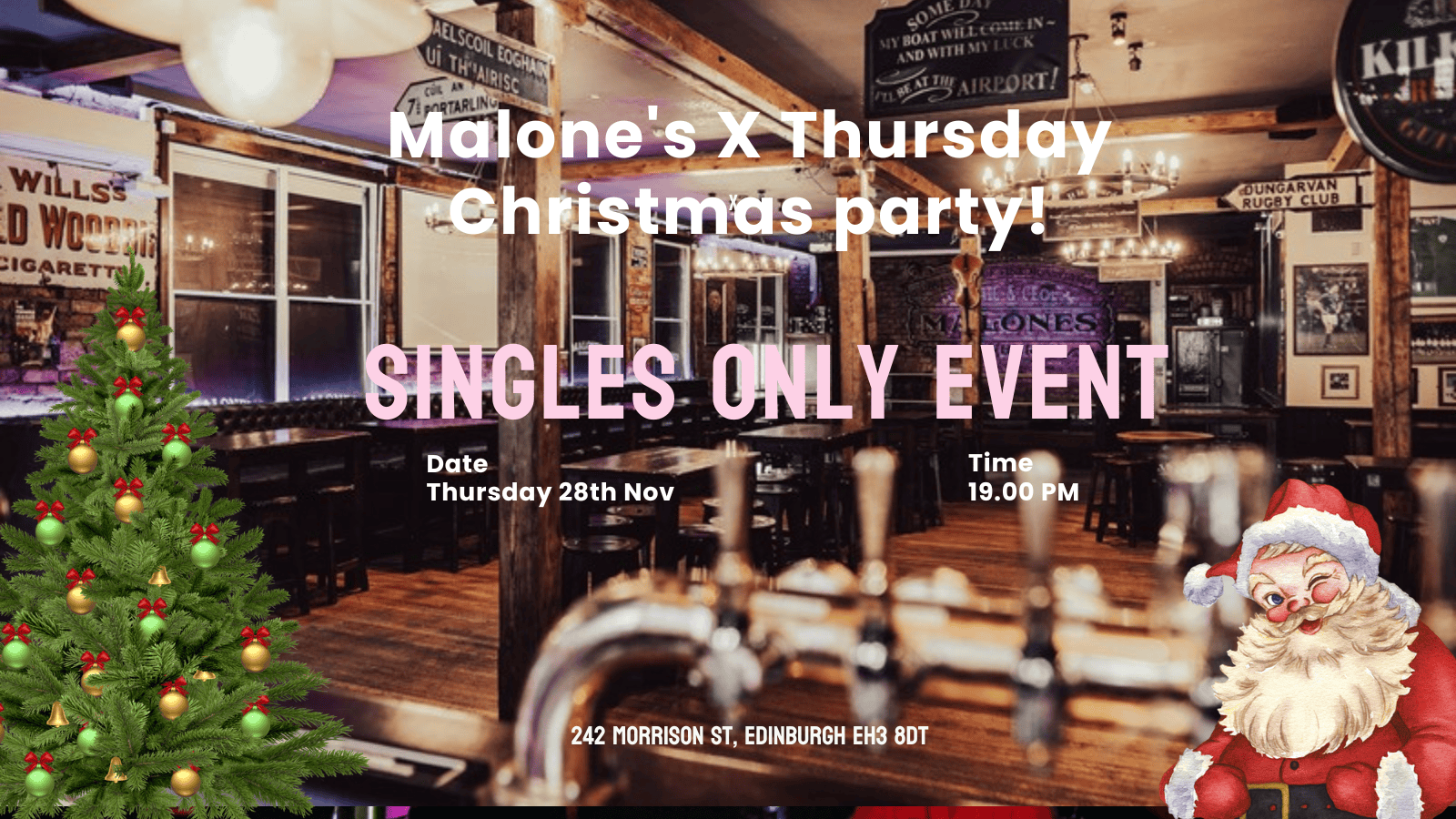 Thursday | Malone’s Haymarket | Edinburgh