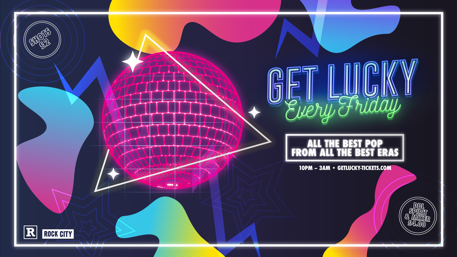 Get Lucky – Nottingham’s Biggest Friday Night – 29/11/24