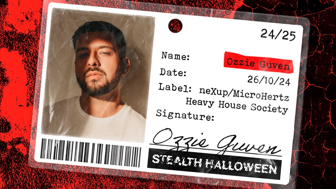 Stealth Halloween with OZZIE GUVEN – plus 4 more rooms of music.