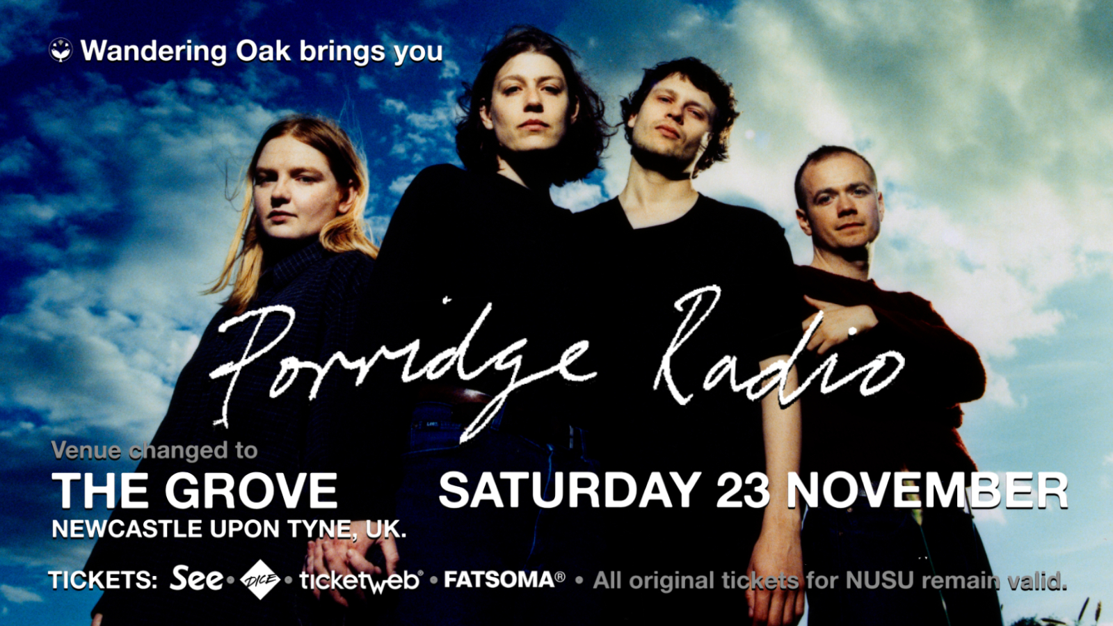 Porridge Radio + Glasshouse Red Spider Mite