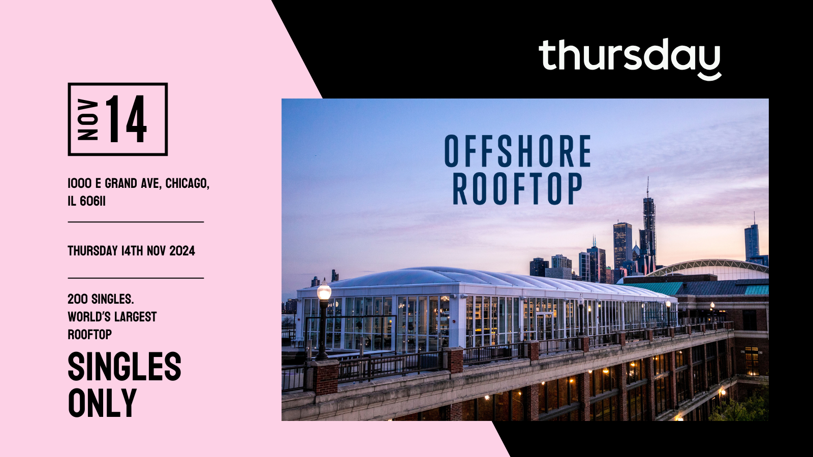 Thursday | OffShore Rooftop | Navy Pier