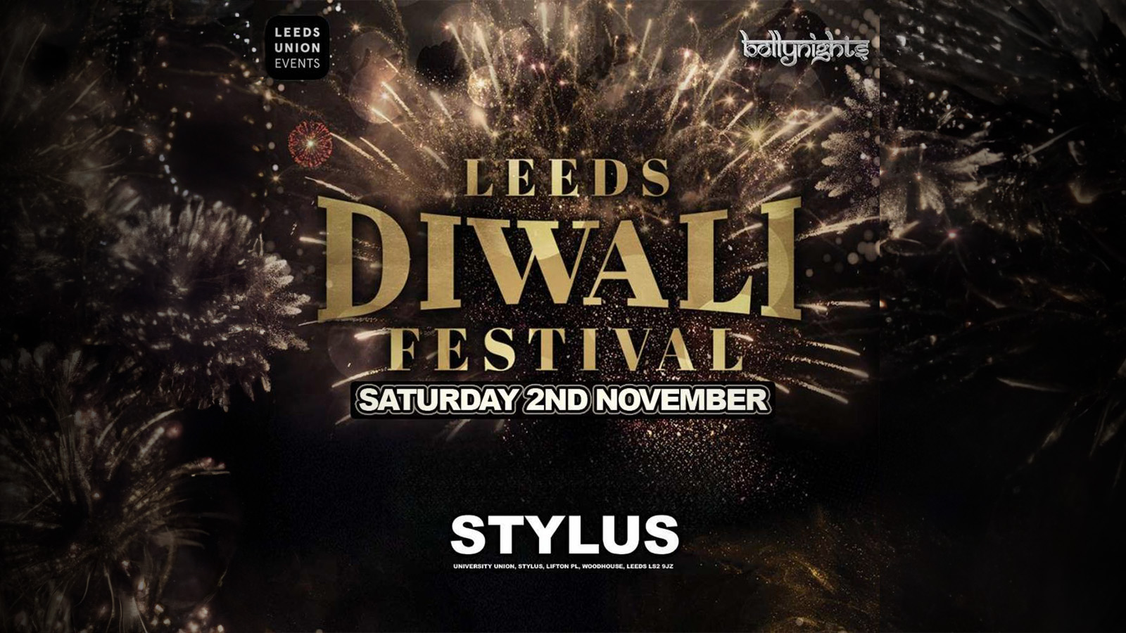 Leeds Diwali Festival 2024 | Saturday 2nd November | Stylus – Leeds University Union