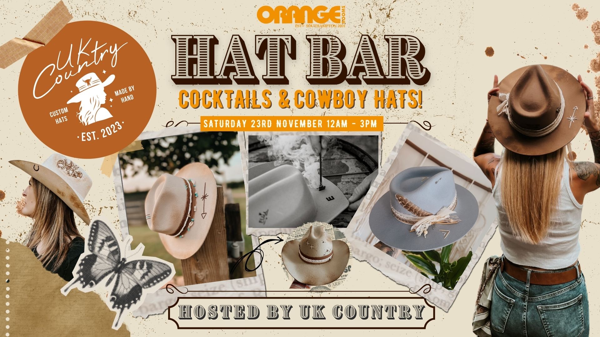 Cowboy fashion hats for uk