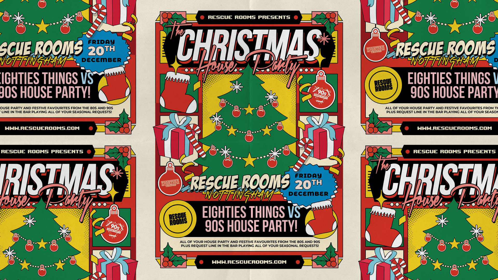 The Christmas House Party ☃️ Eighties Things vs 90s House Party