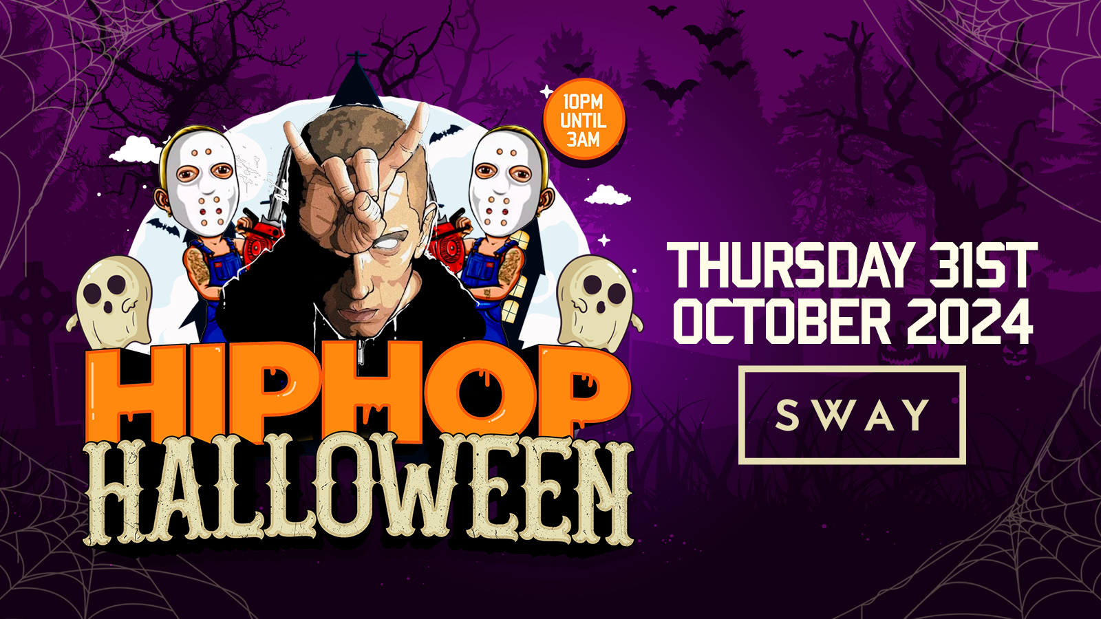 TONIGHT 10PM | HipHop Halloween at Sway Bar Holborn