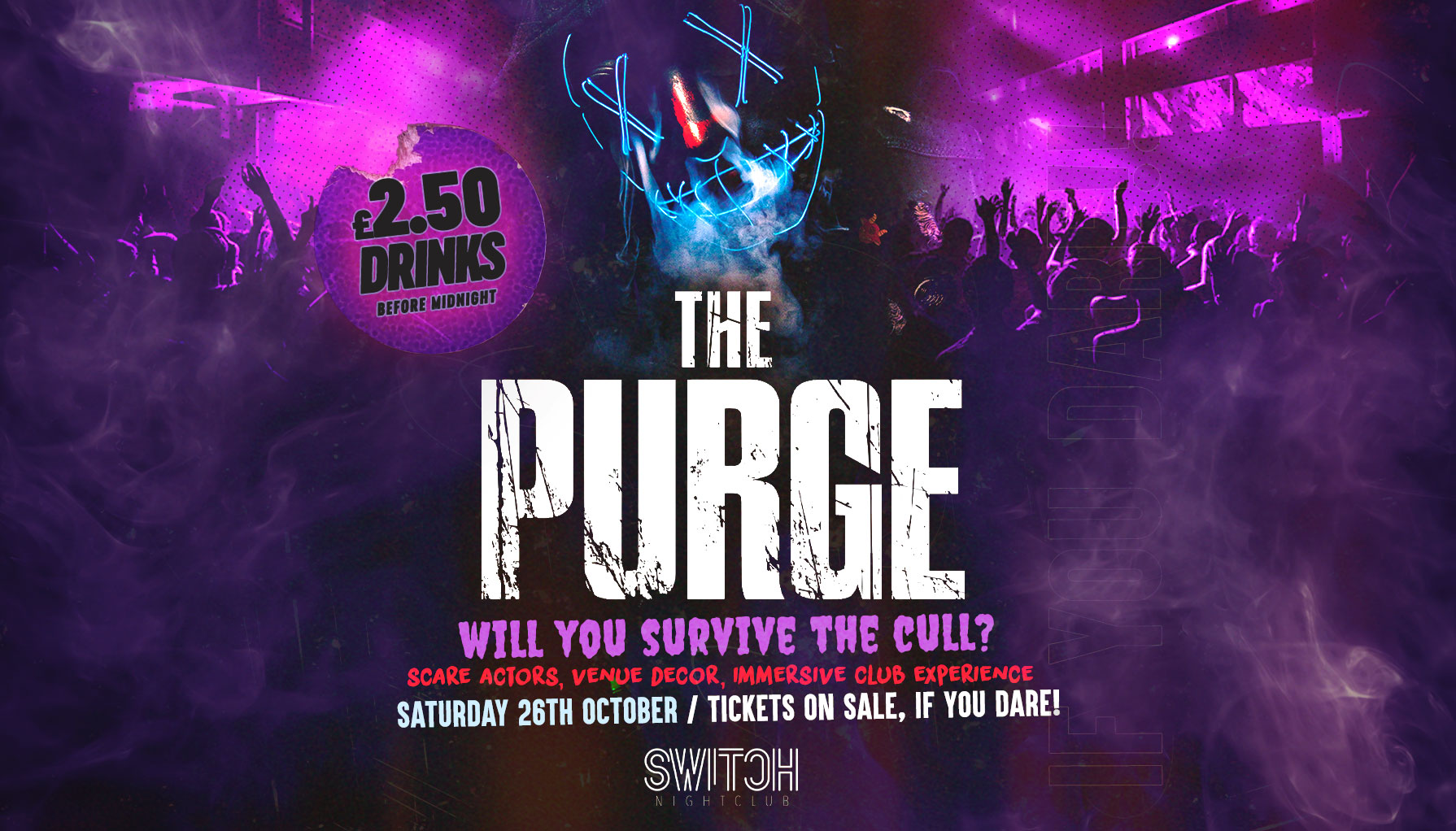 The Purge | Switch Halloween Saturday