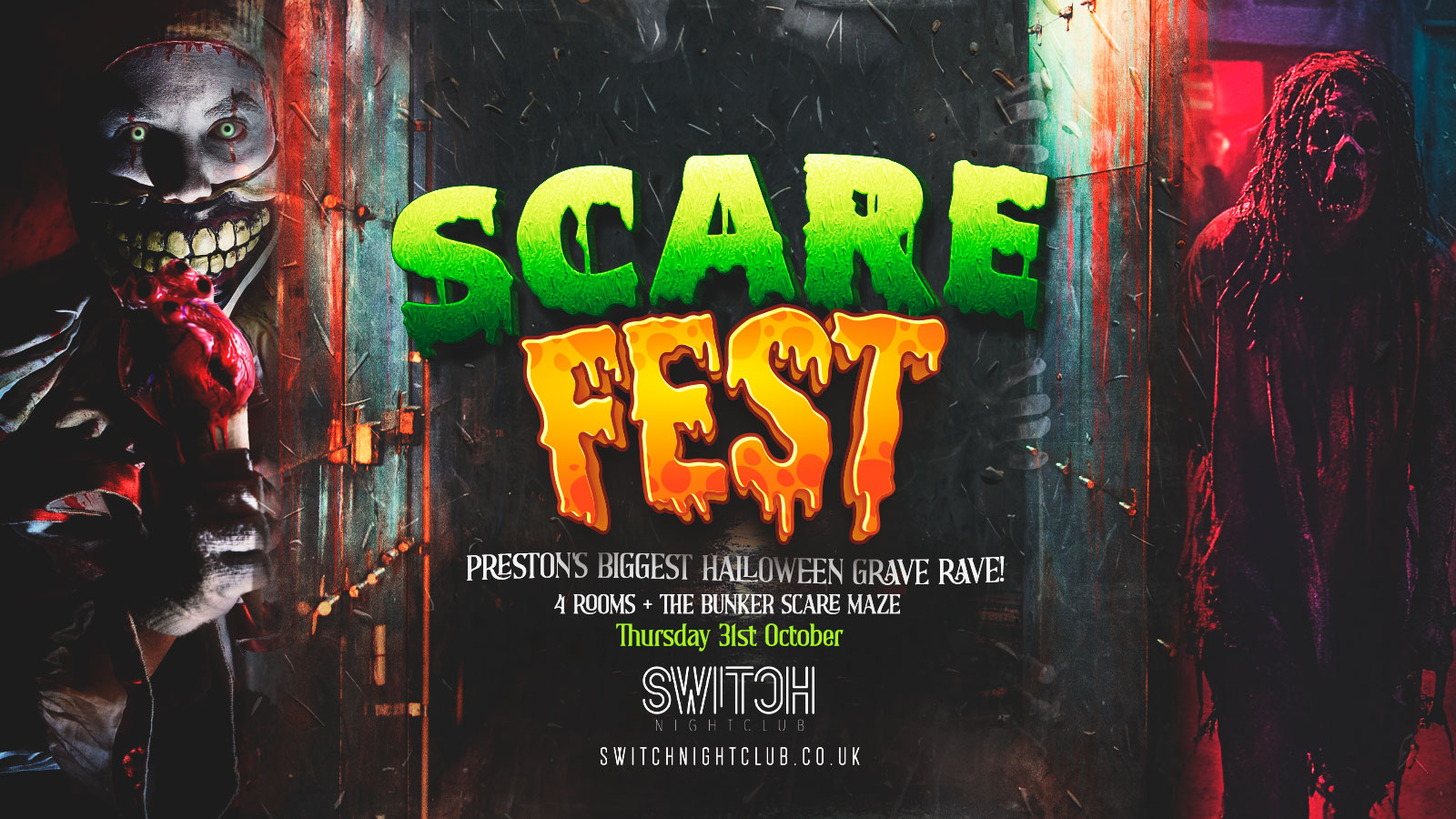 Scare Fest | Halloween Rave | ft Bunker Scare Maze