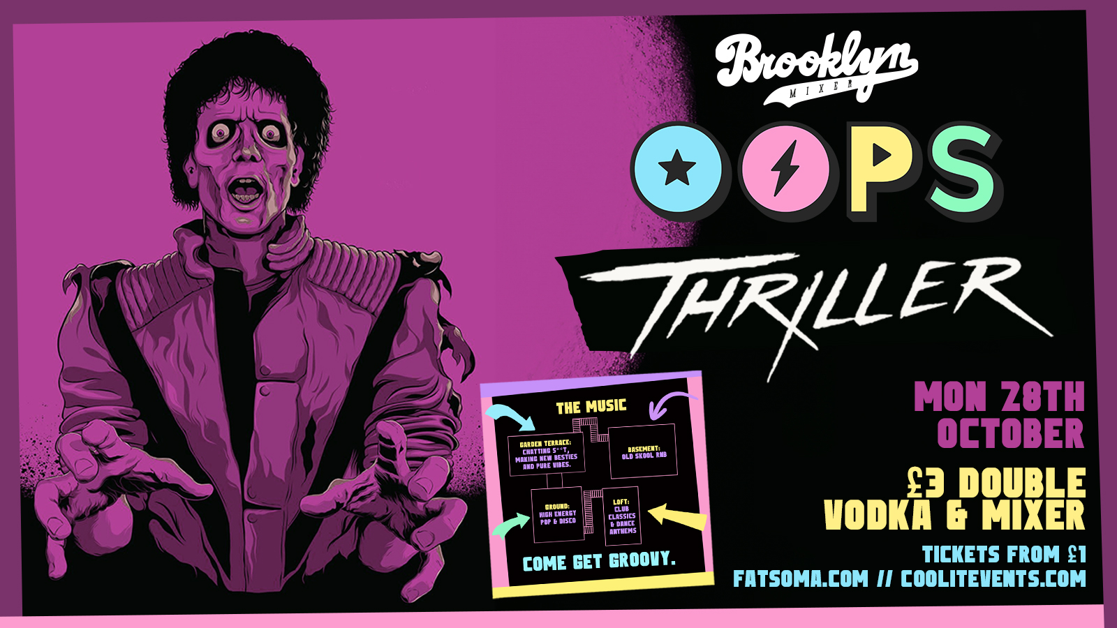 OOPS! MONDAYS : THRILLER 🪩  🧟