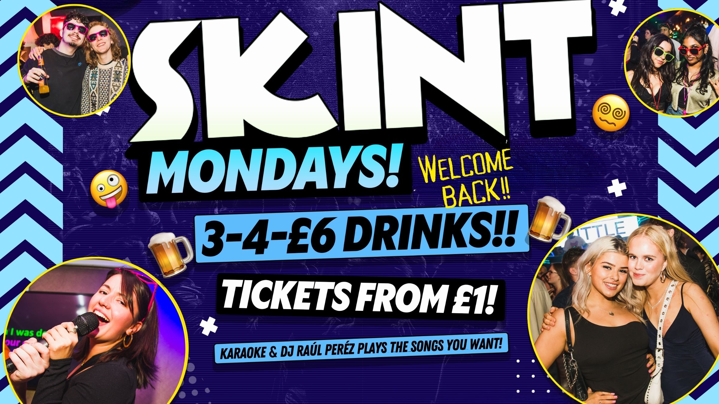 SKINT MONDAY – Welcome Back!!