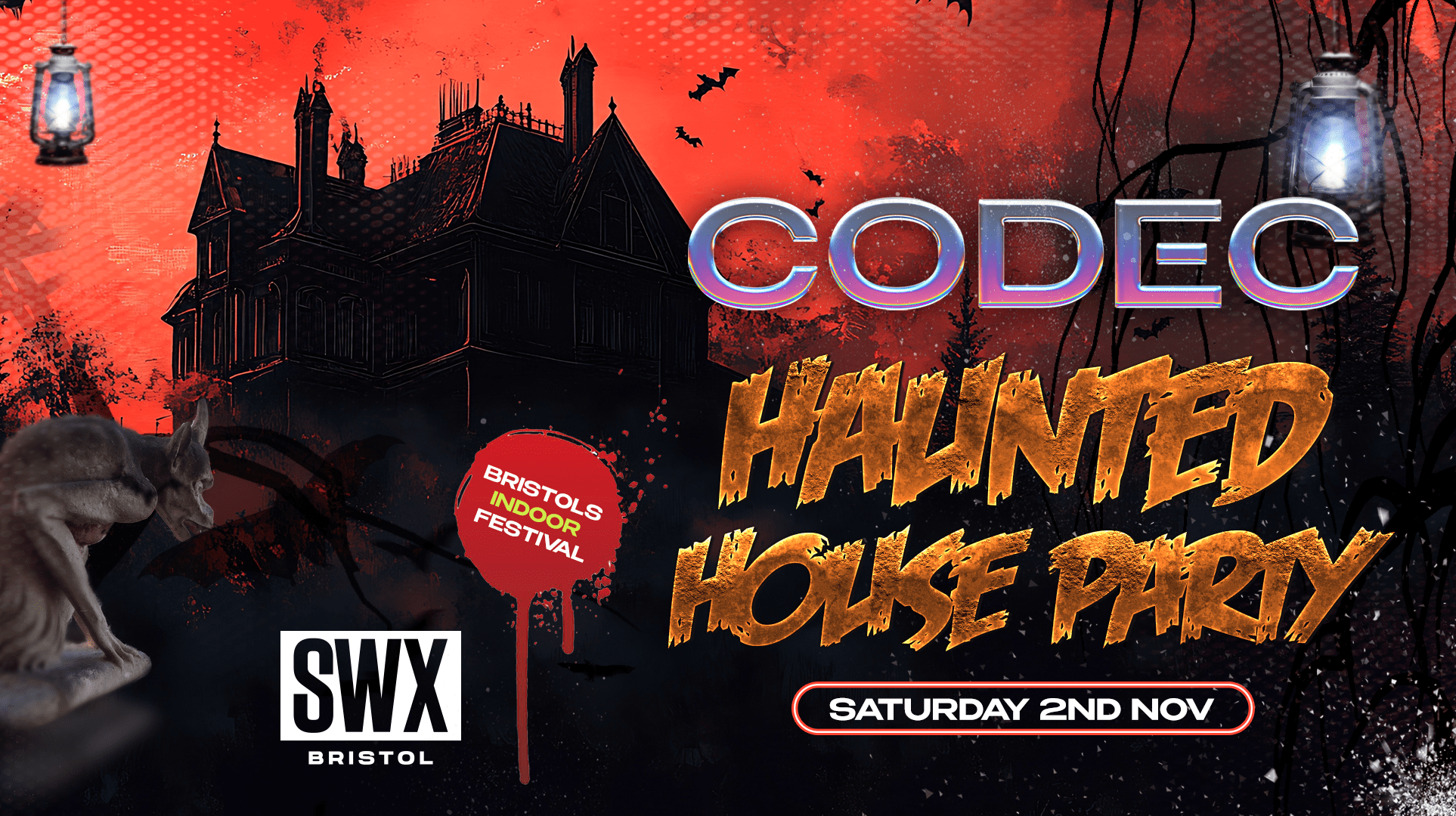CODEC Haunted House Party – Saturday 2nd November