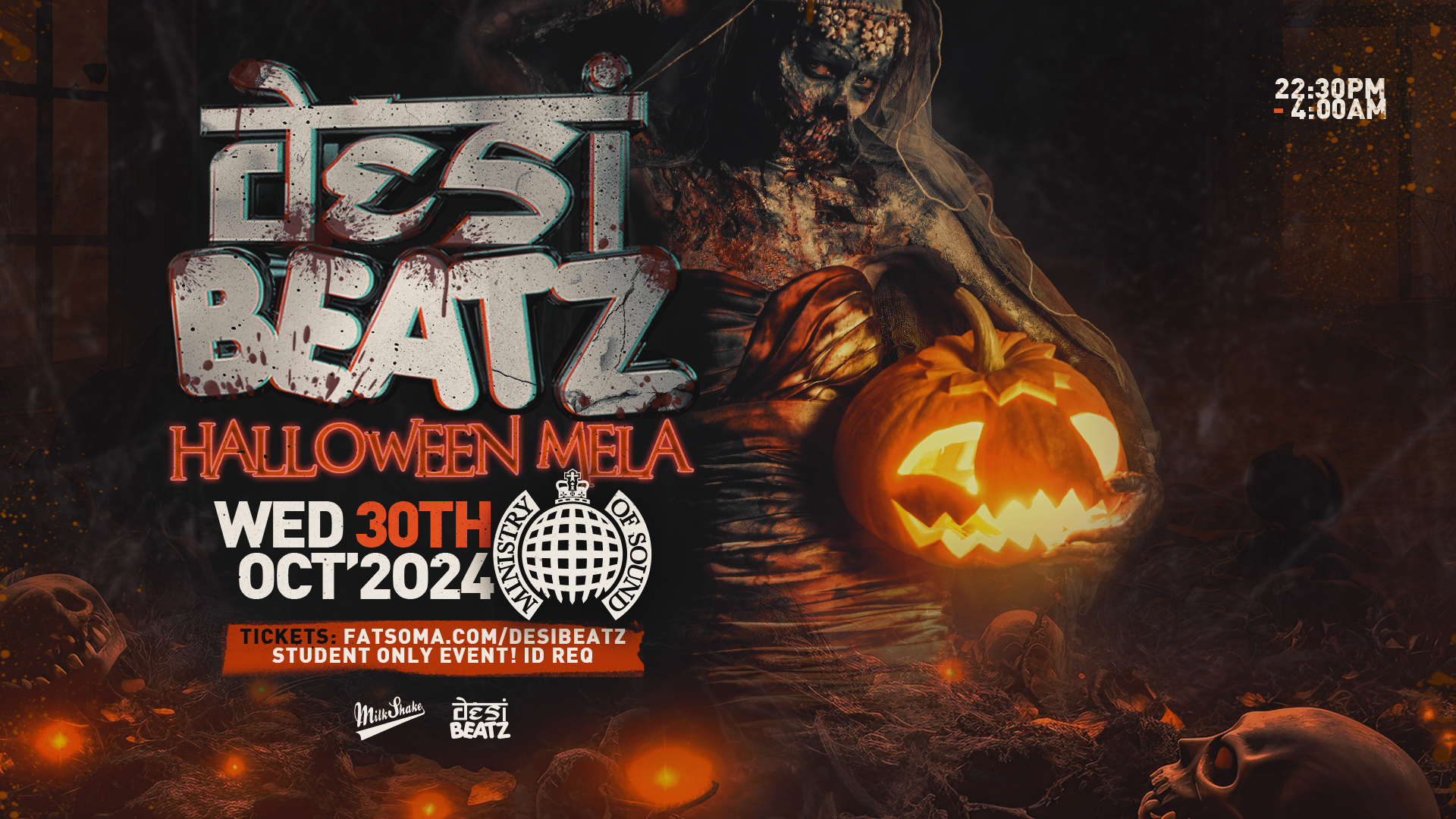 🚫 SOLD OUT 🚫 Desi Beatz: Halloween Mela at Ministry of Sound 🚫 SOLD OUT 🚫