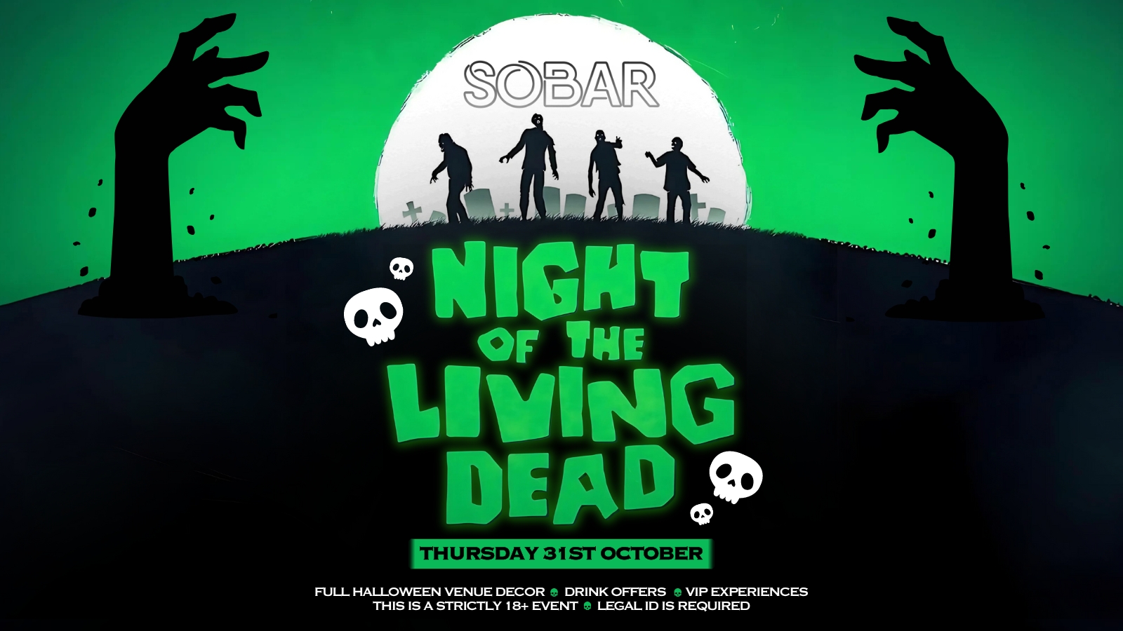 SOBAR’S 💀NIGHT OF THE LIVING DEAD!💀