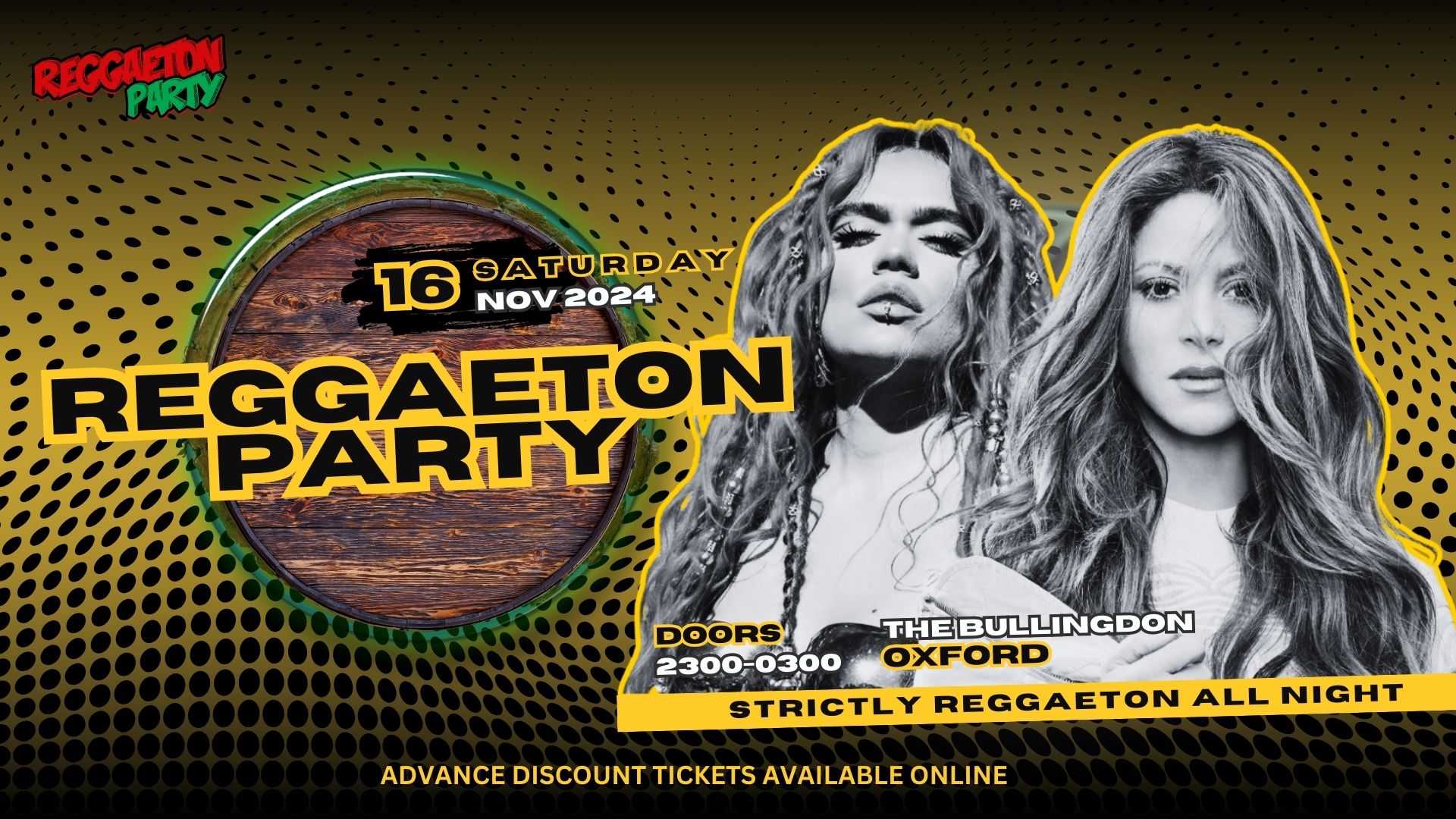 Reggaeton Party (Oxford) November 2024