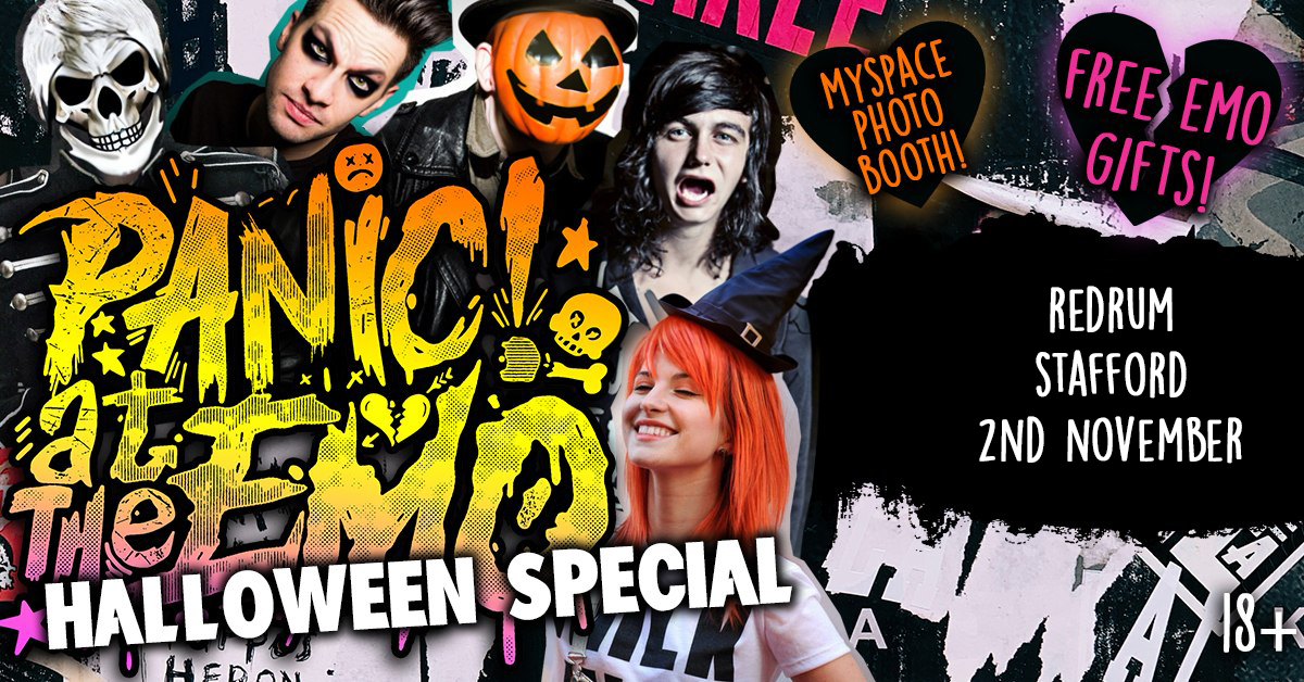Panic At The Emo Halloween Special Clubnight at Redrum, Stafford