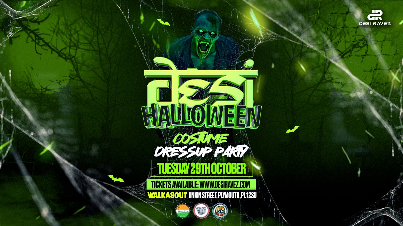 Desi Halloween Party 🎃 – Tuesday 29th October @Walkabout