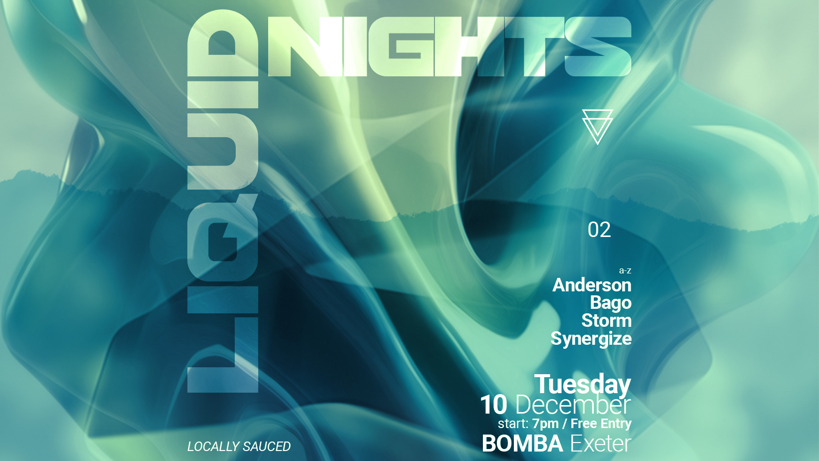 Locally Sauced – Liquid DNB – Tue 10 Dec – Bomba – Exeter