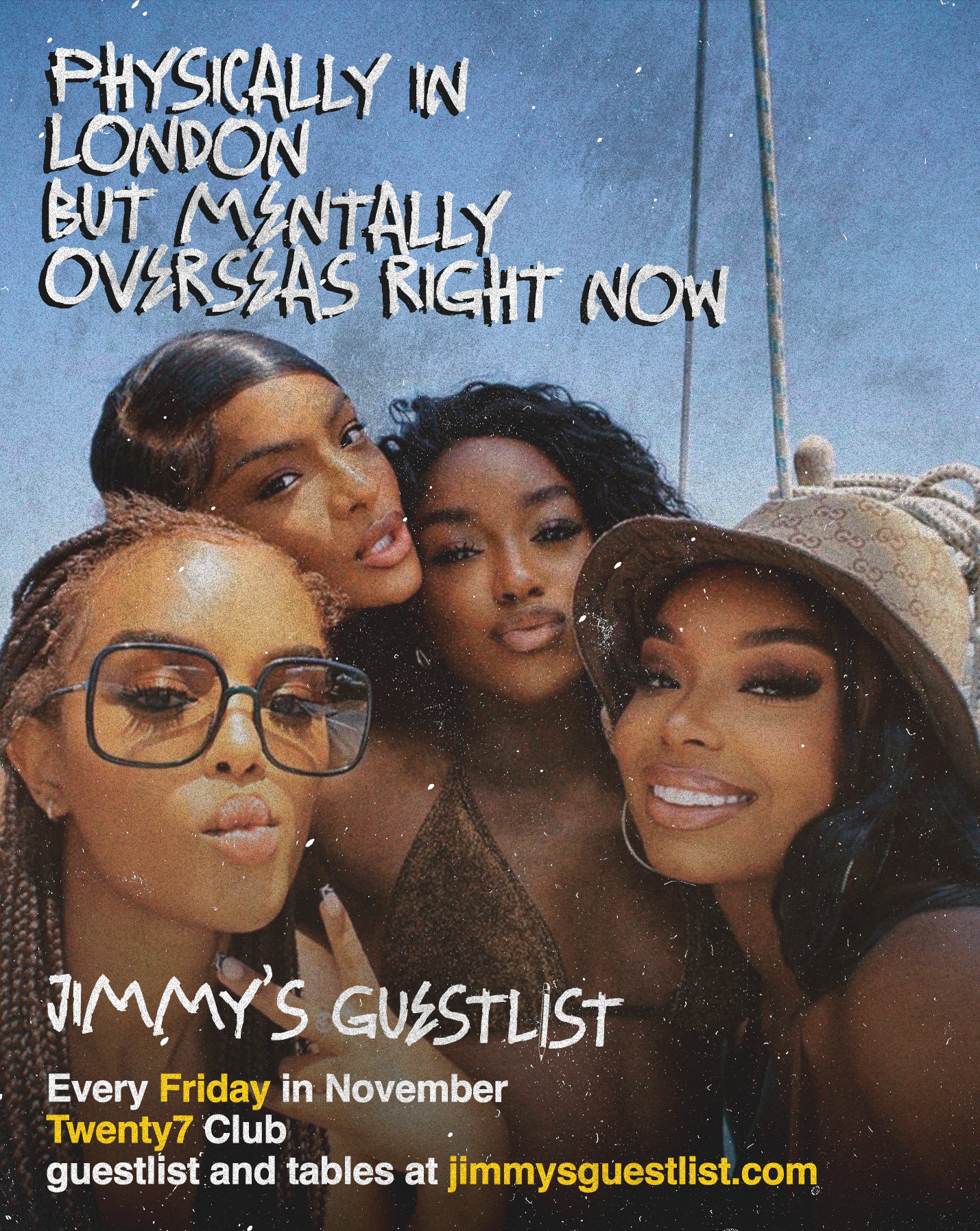 Jimmys Guestlist – Every Friday @Twnty7Ldn