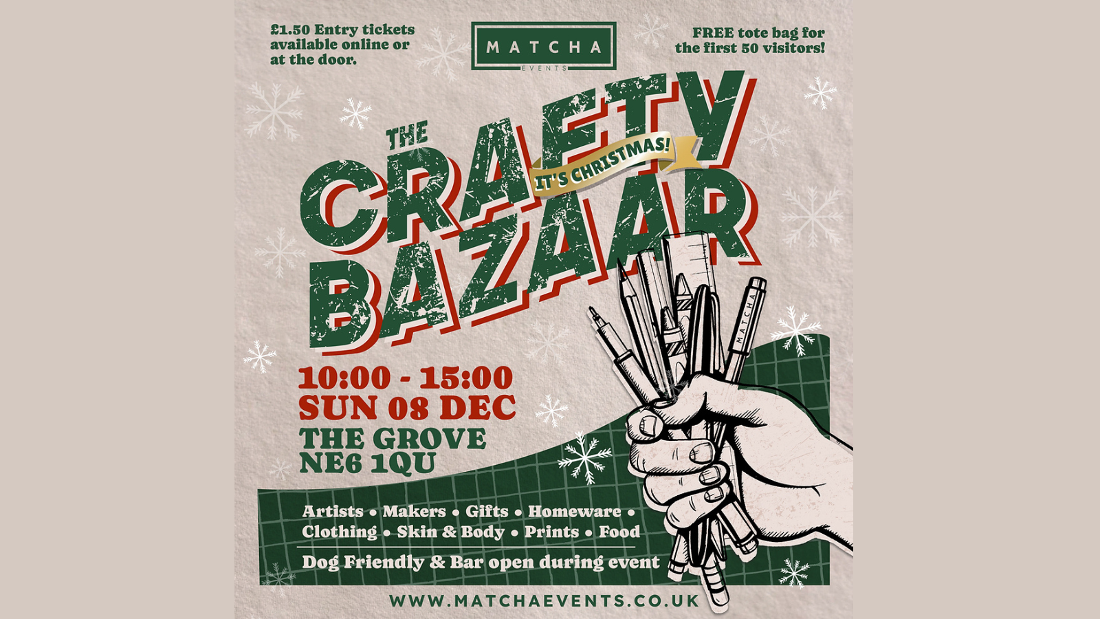 The Crafty Bazaar – Full Venue Christmas Market