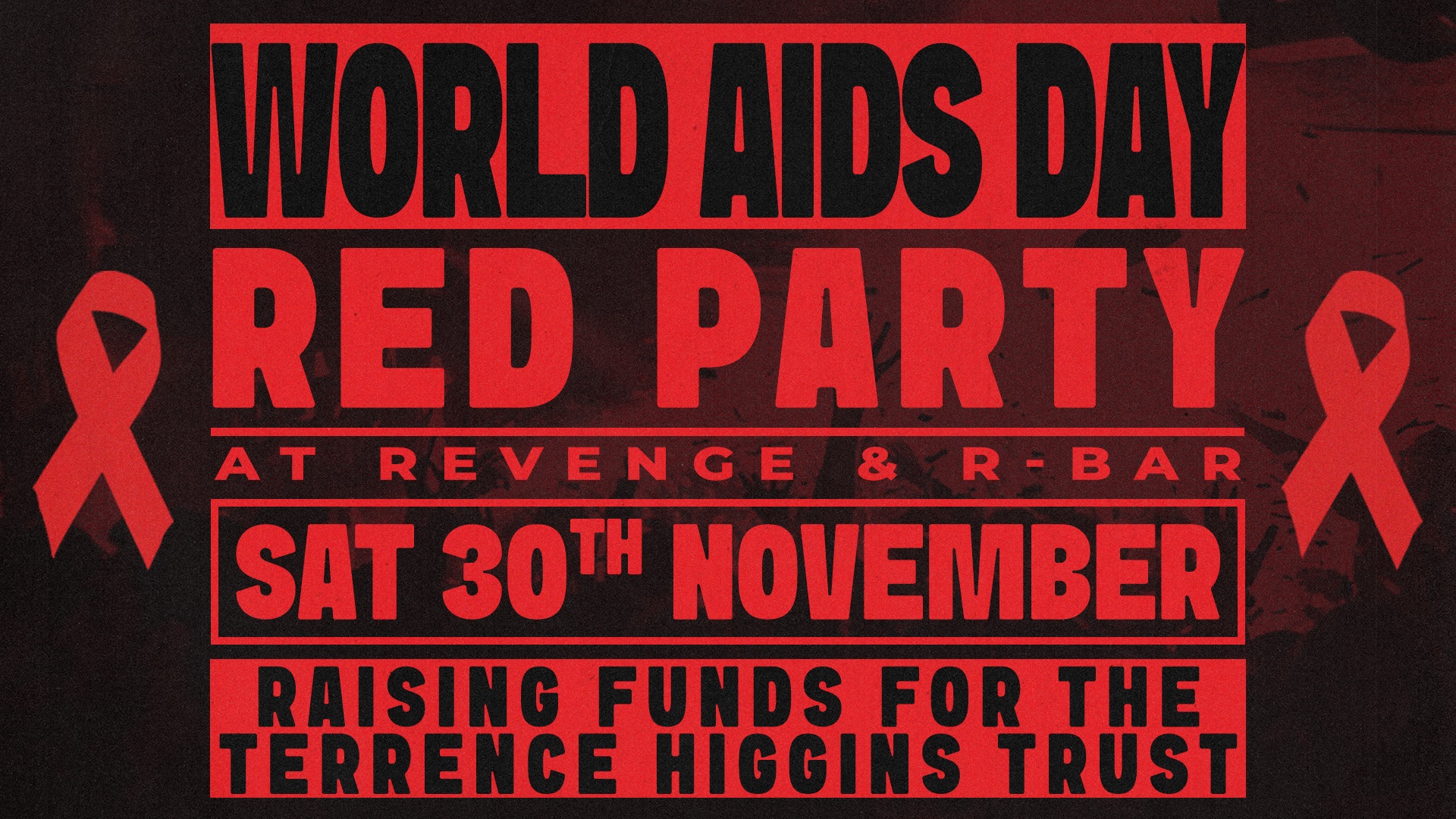 Red Party: World AIDS Day Fundraiser @ Revenge