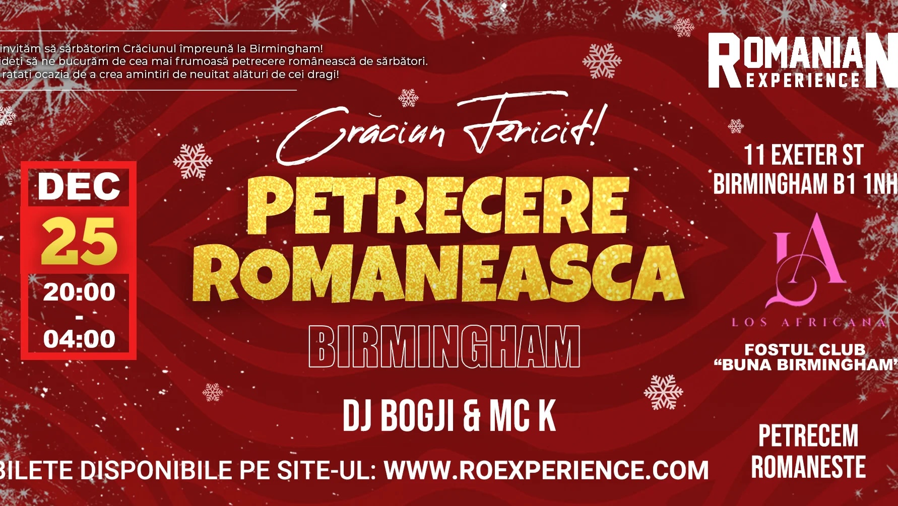 🎅 CHRISTMAS Party 🎅 – 25 Dec Seara De Craciun ne Distram Romaneste in Birmingham ( BUNA)😱🔥