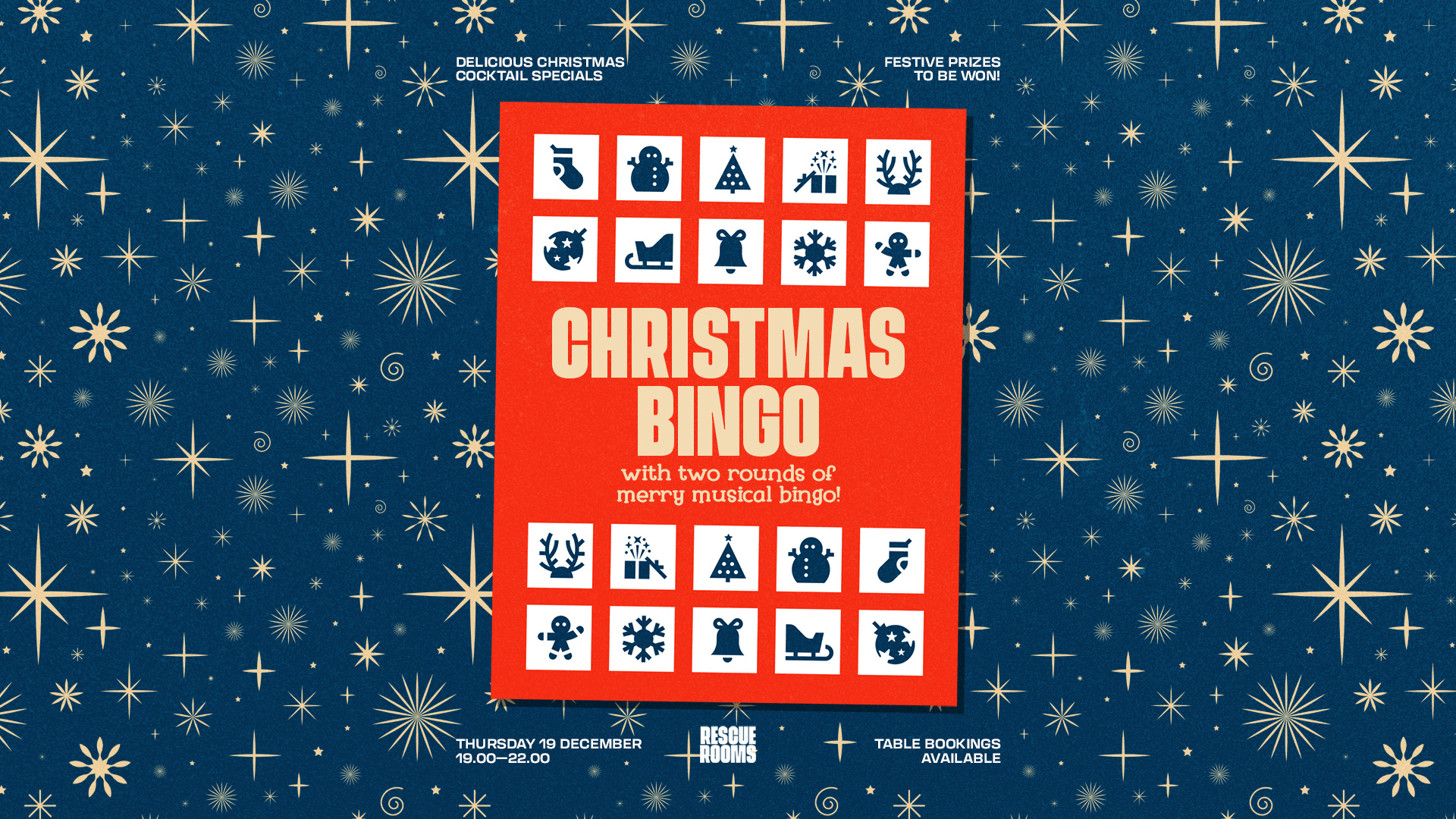 Christmas Bingo 🎄 Merry musical bingo! — Rescue Rooms, Nottingham