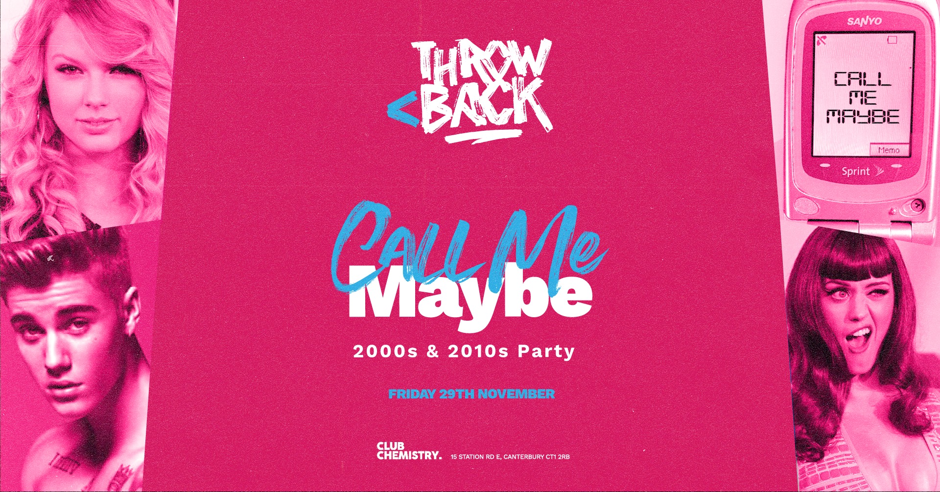 CALL ME MAYBE (2000s & 2010s party) ∙ Canterbury *26 £8 TICKETS LEFT*