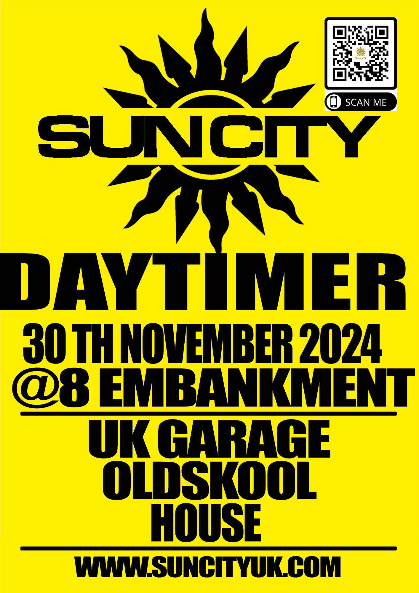LAST 30 TICKETS – SUN CITY DAYTIMER | 30 YEARS OF UK GARAGE