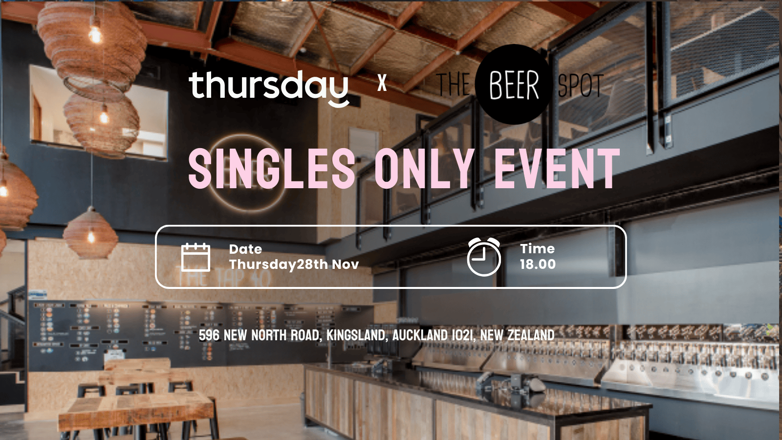 Thursday | The Beer Spot (Under 35)  | Auckland