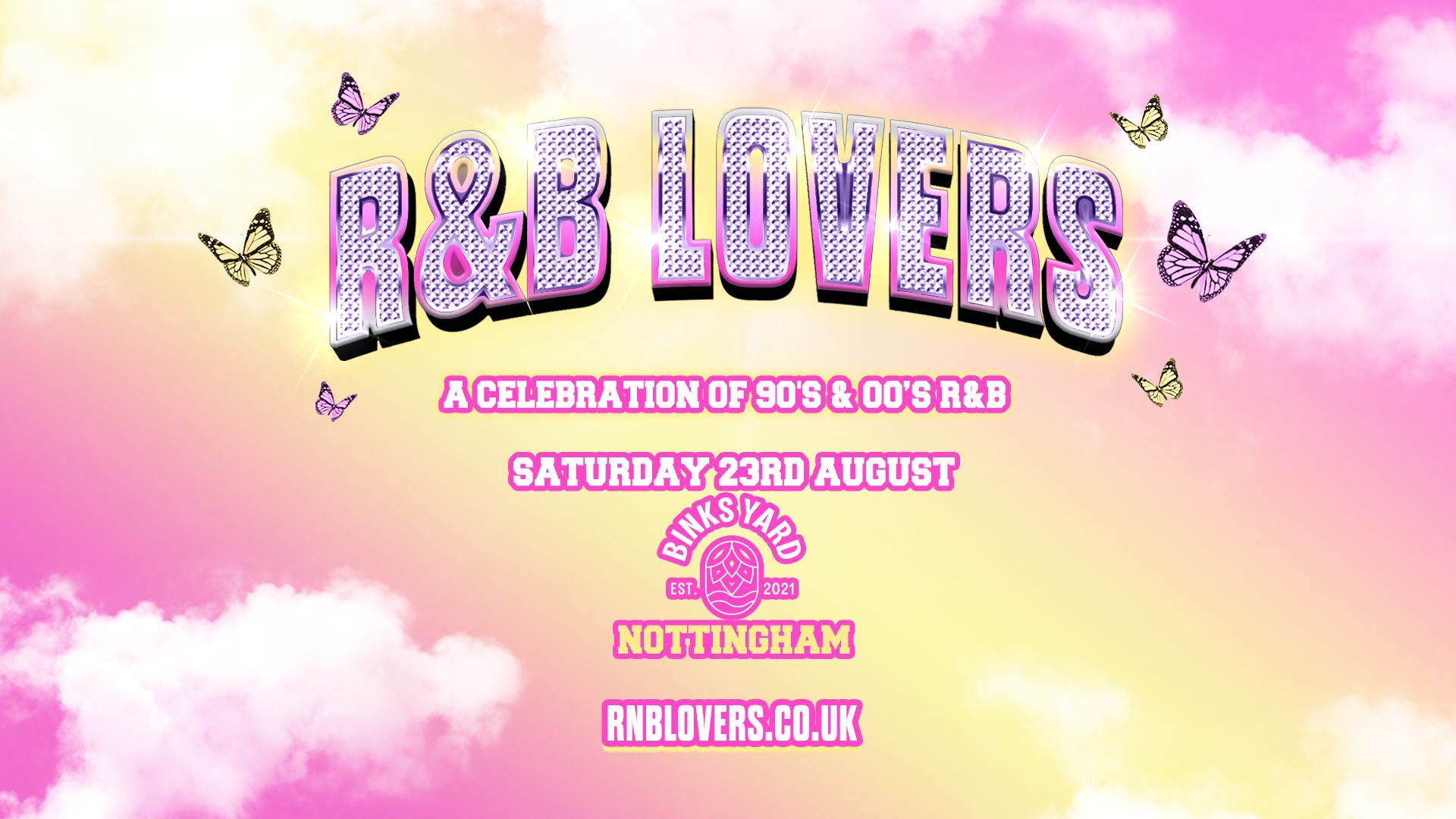 R&B Lovers Nottingham – Saturday 23rd August [FINAL TICKETS!]