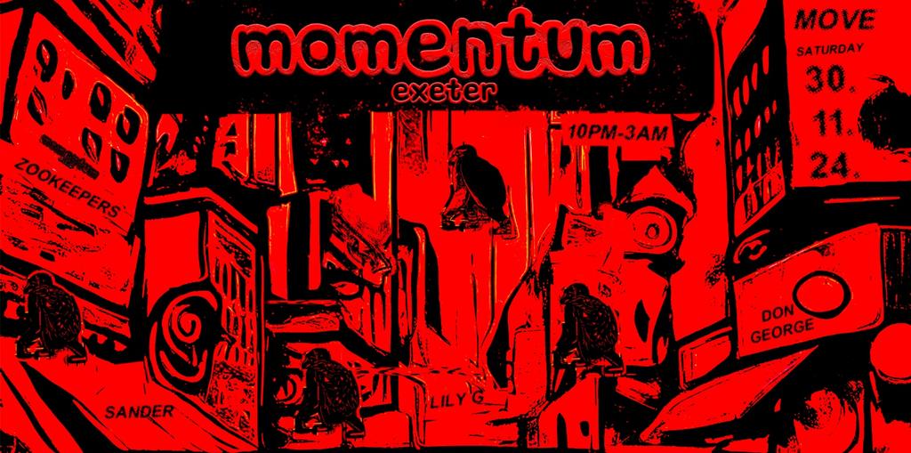 Momentum – Minimal House + Italo Disco – Sat 30 Nov – Move – Exeter