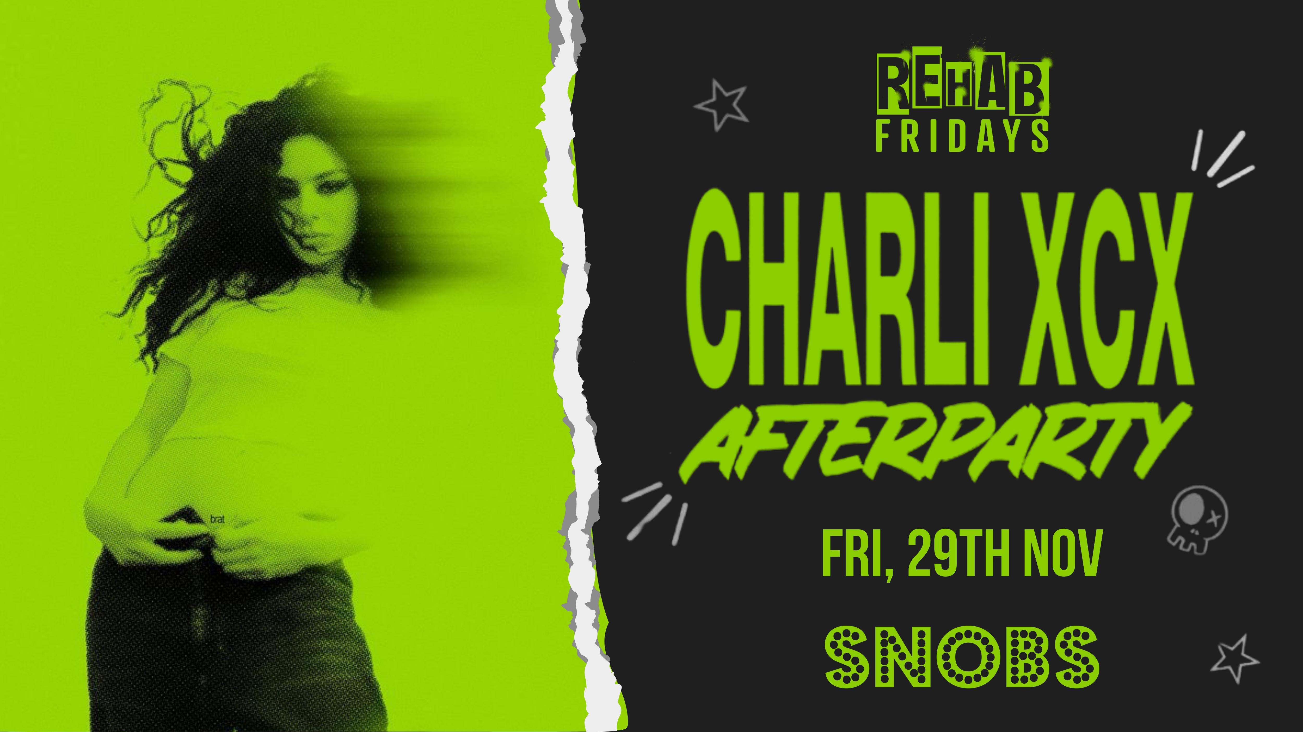 Rehab Friday [TONIGHT] feat. CHARLIE XCX AFTERPARTY!💥 29/11