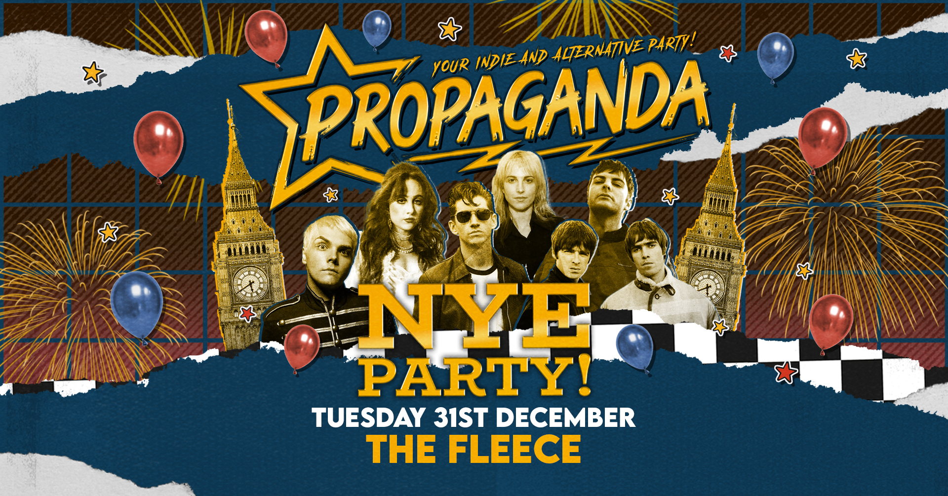 Propaganda Bristol – NYE Party! 50 Tickets available on the doors tonight!