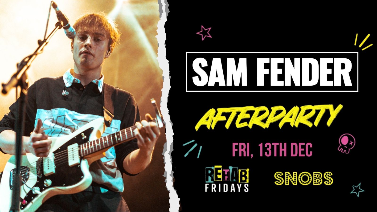 Rehab Friday [TONIGHT] feat SAM FENDER AFTERPARTY💥 13/12